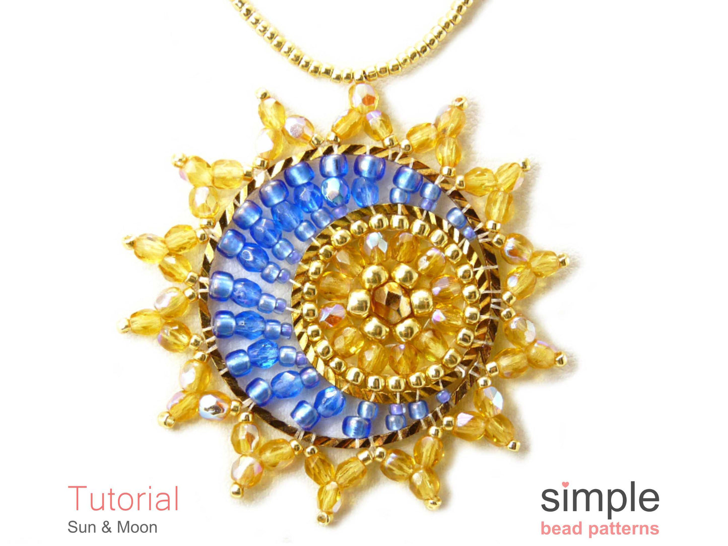 Sun & Moon Necklace Beading Pattern