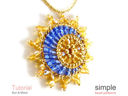 Sun & Moon Necklace Beading Pattern