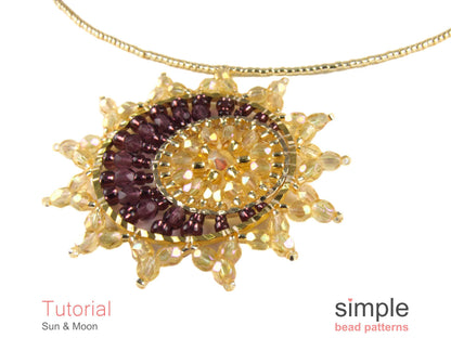 Sun & Moon Necklace Beading Pattern