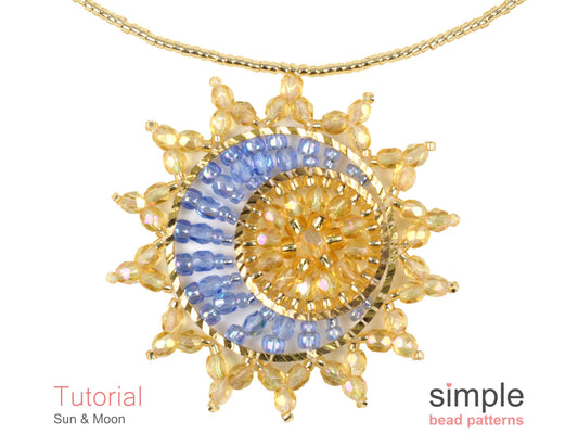 Sun & Moon Necklace Beading Pattern