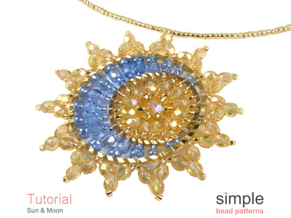 Sun & Moon Necklace Beading Pattern