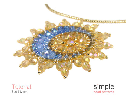 Sun & Moon Necklace Beading Pattern