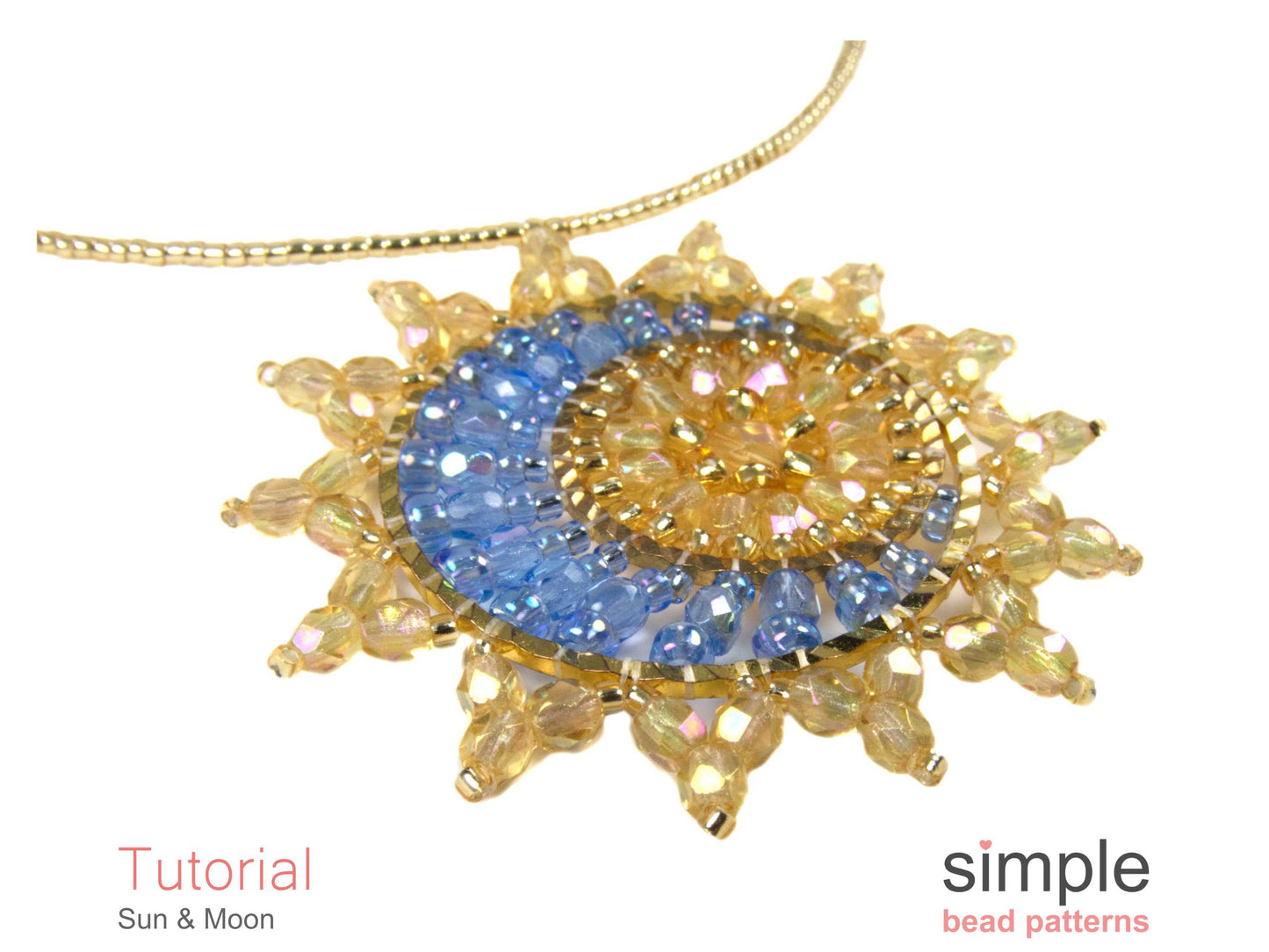 Sun & Moon Necklace Beading Pattern