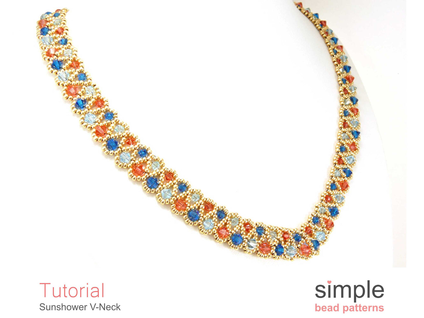 Sunshower V-Neck Beading Pattern