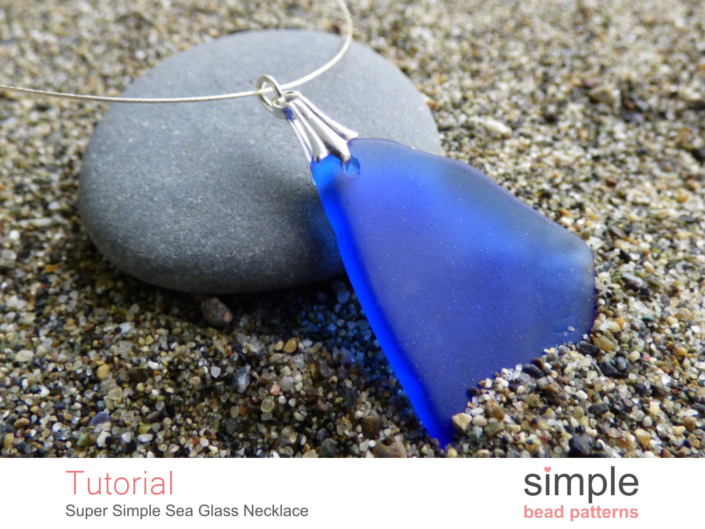 Super Simple Sea Glass Necklace Tutorial