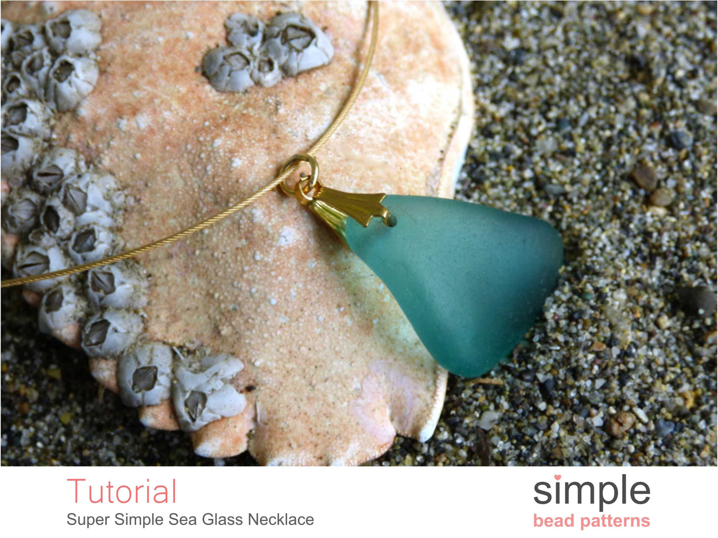 Super Simple Sea Glass Necklace Tutorial