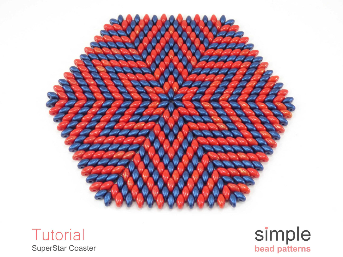 SuperStar Coaster Beading Pattern