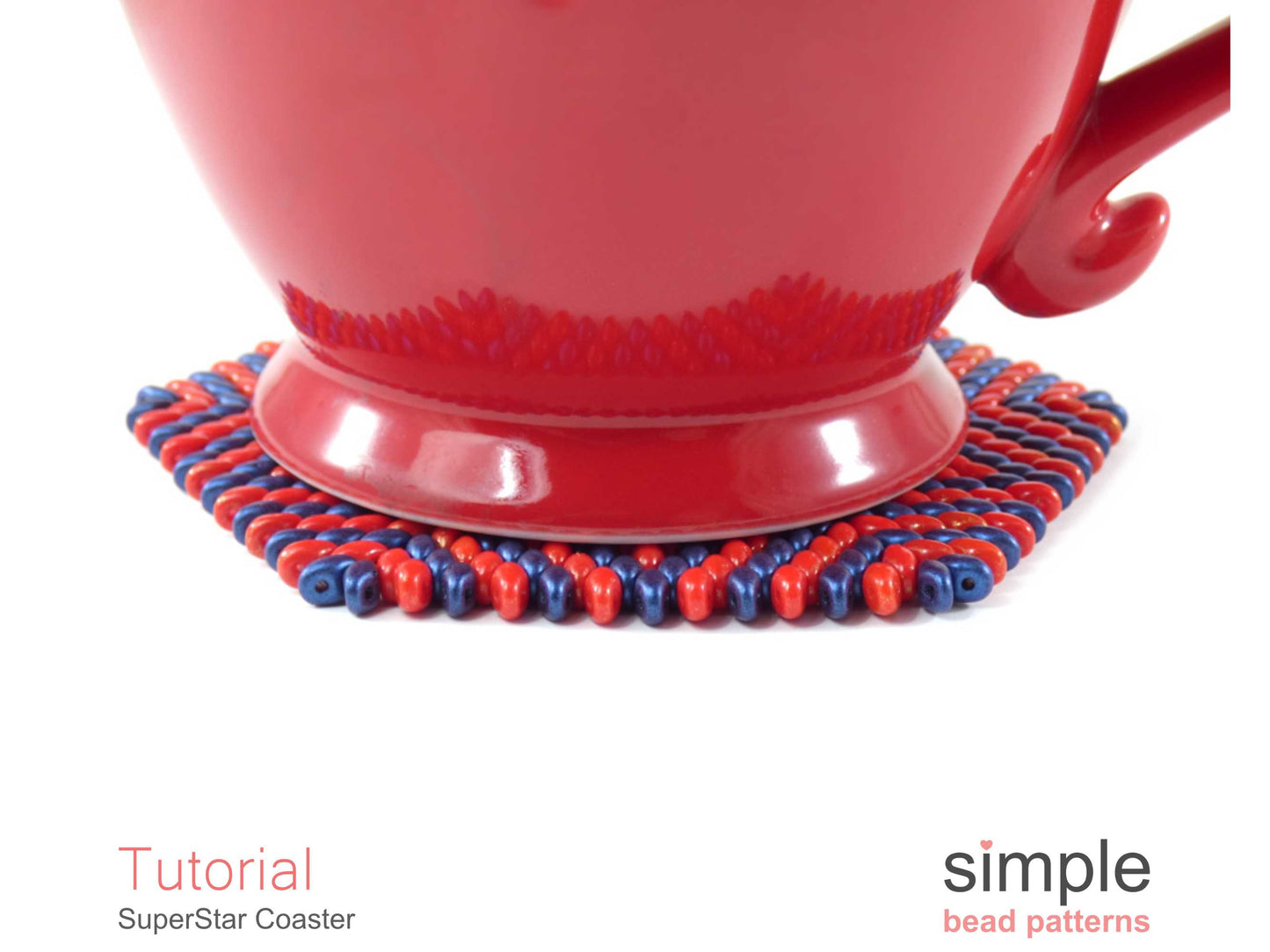 SuperStar Coaster Beading Pattern