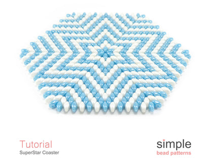 SuperStar Coaster Beading Pattern