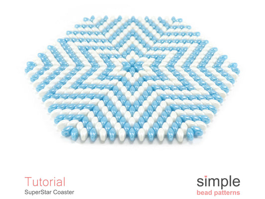 SuperStar Coaster Beading Pattern