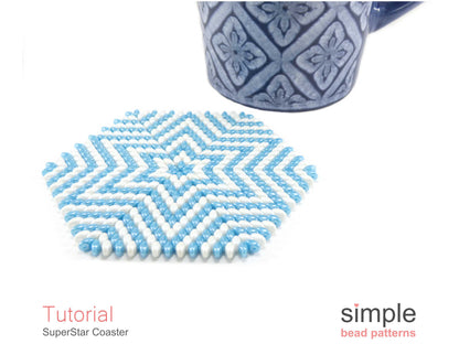 SuperStar Coaster Beading Pattern