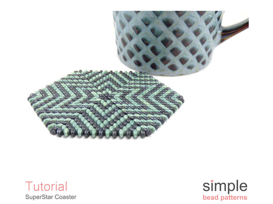 SuperStar Coaster Beading Pattern