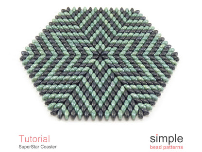 SuperStar Coaster Beading Pattern