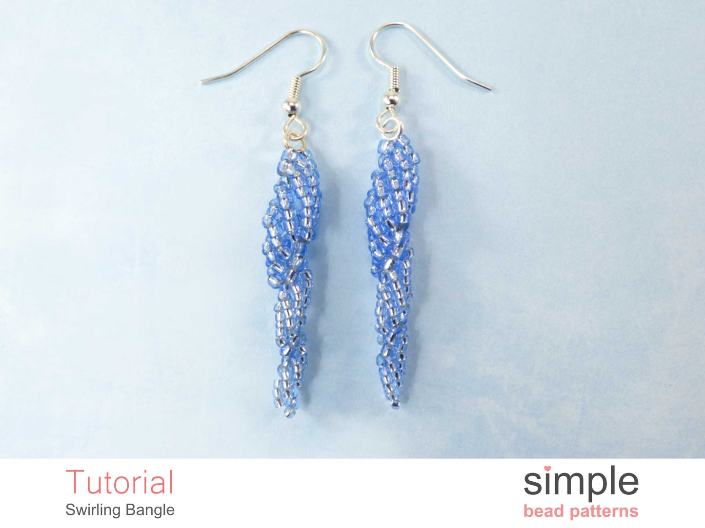 Swirling Icicle Earrings Beading Pattern