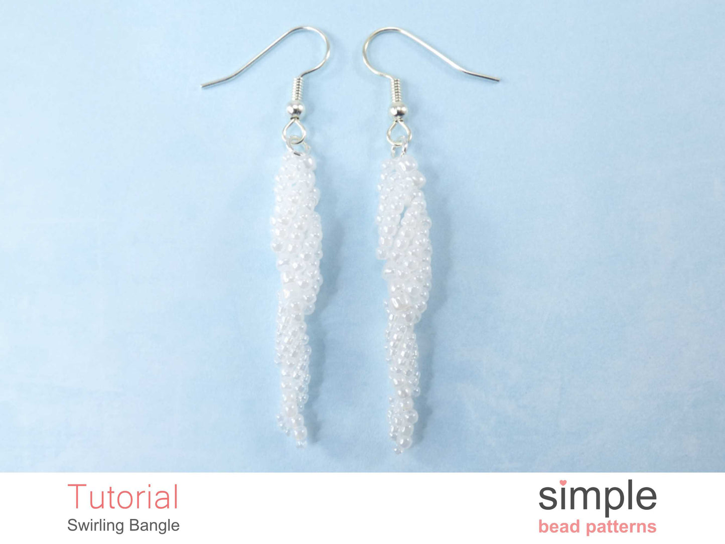Swirling Icicle Earrings Beading Pattern