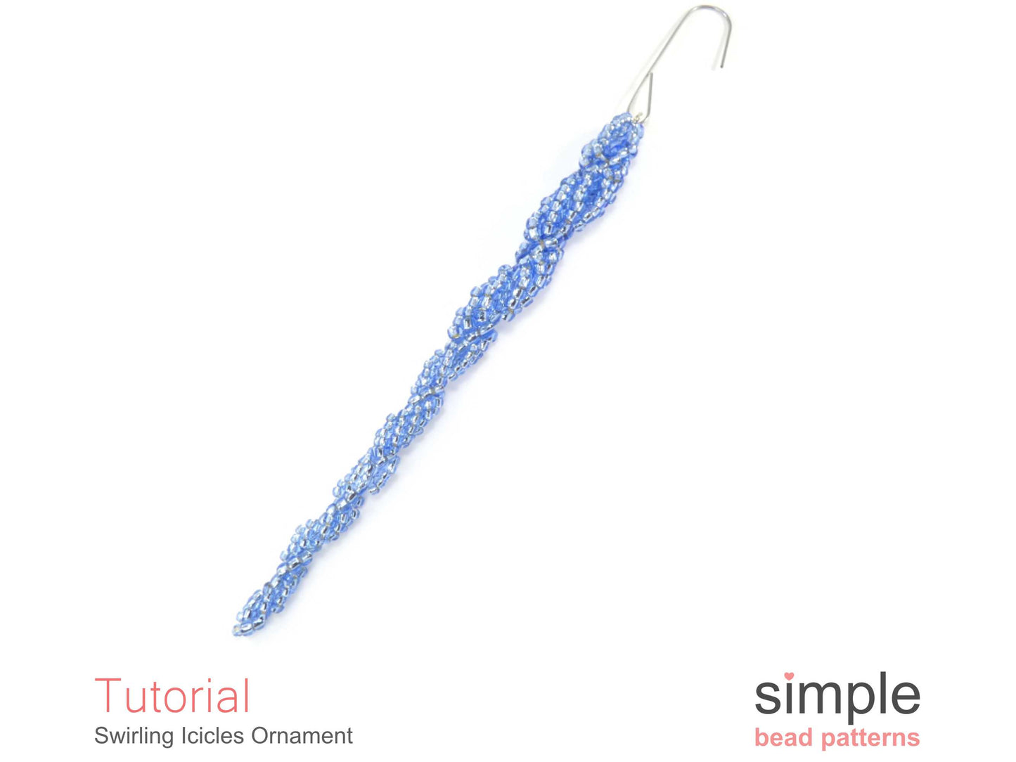 Swirling Icicle Ornament Beading Pattern