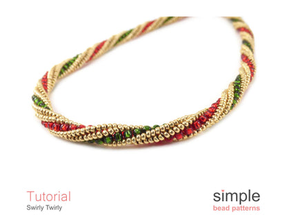 Swirly Twirly Bracelet & Necklace Beading Pattern