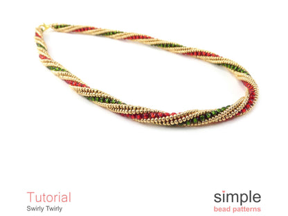 Swirly Twirly Bracelet & Necklace Beading Pattern