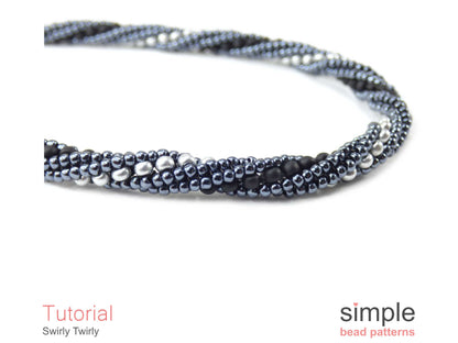 Swirly Twirly Bracelet & Necklace Beading Pattern