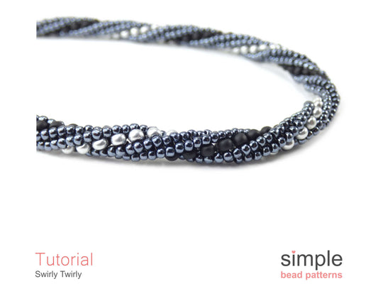 Swirly Twirly Bracelet & Necklace Beading Pattern