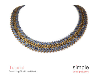 Tantalizing Tila Round Necklace Beading Pattern
