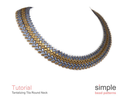 Tantalizing Tila Round Necklace Beading Pattern