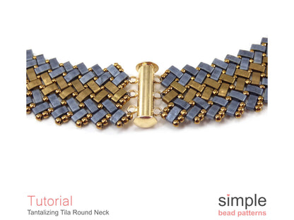 Tantalizing Tila Round Necklace Beading Pattern