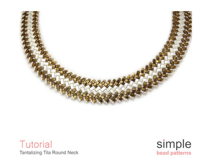 Tantalizing Tila Round Necklace Beading Pattern