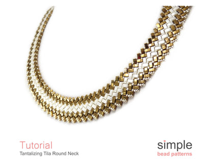 Tantalizing Tila Round Necklace Beading Pattern