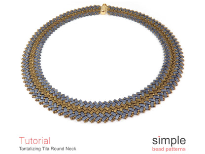 Tantalizing Tila Round Necklace Beading Pattern
