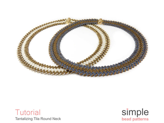 Tantalizing Tila Round Necklace Beading Pattern