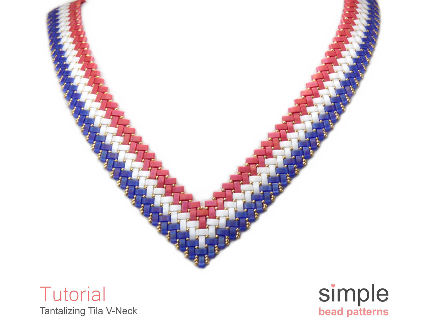 Tantalizing Tila V-Necklace Beading Pattern