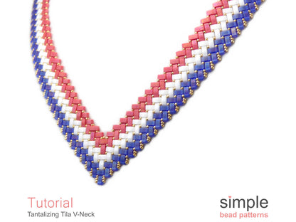 Tantalizing Tila V-Necklace Beading Pattern