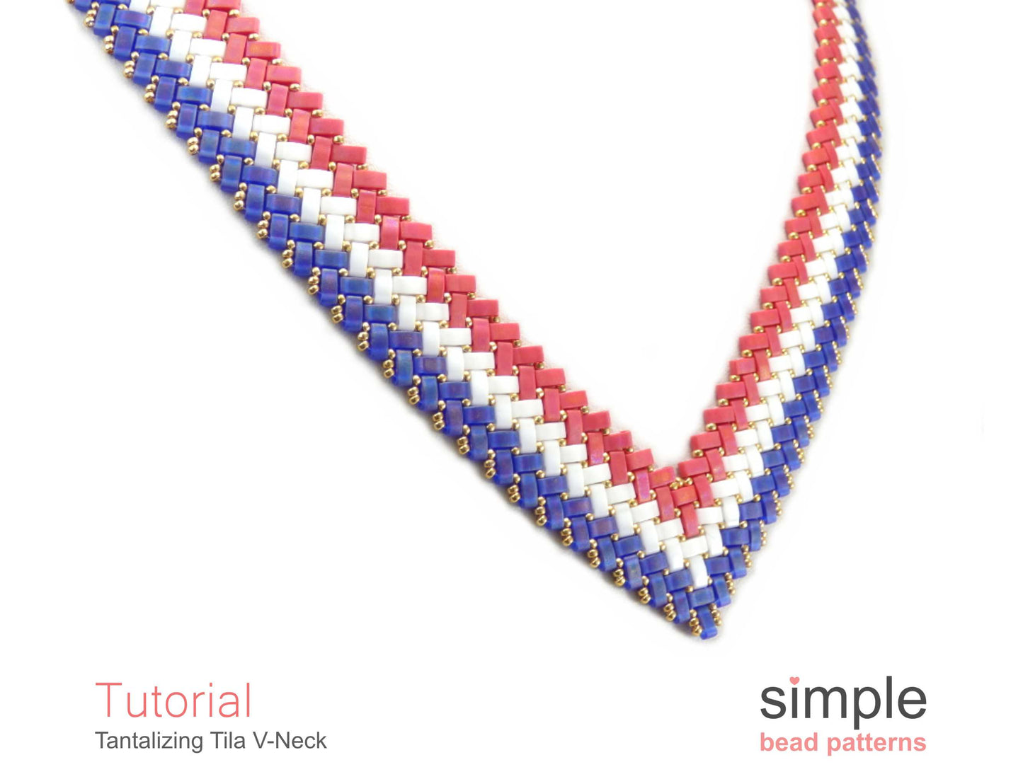 Tantalizing Tila V-Necklace Beading Pattern