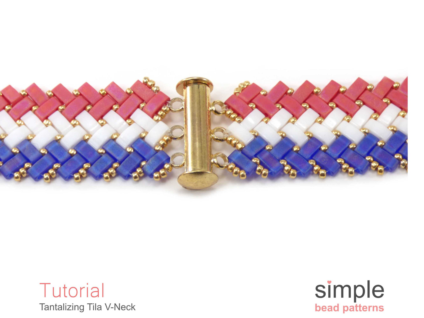 Tantalizing Tila V-Necklace Beading Pattern