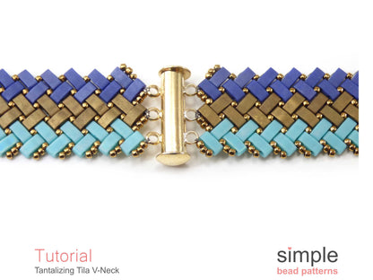 Tantalizing Tila V-Necklace Beading Pattern