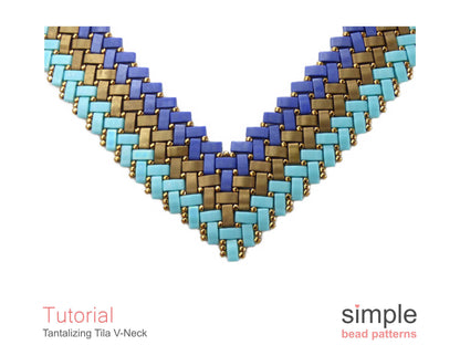 Tantalizing Tila V-Necklace Beading Pattern