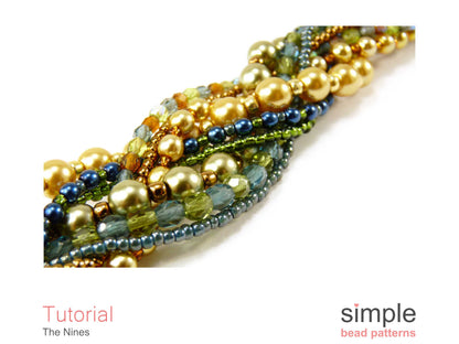 The Nines Bracelet Beading Pattern