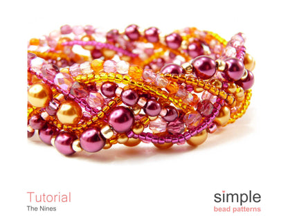 The Nines Bracelet Beading Pattern