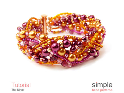 The Nines Bracelet Beading Pattern
