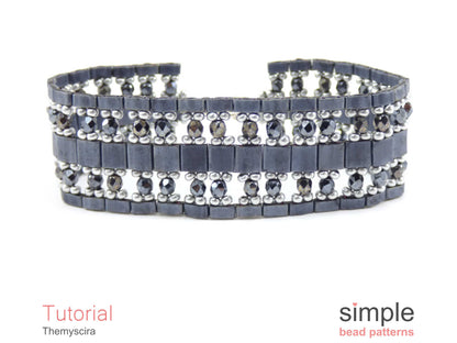 Themyscira Bracelet Beading Pattern