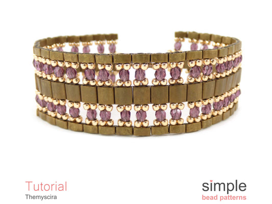 Themyscira Bracelet Beading Pattern