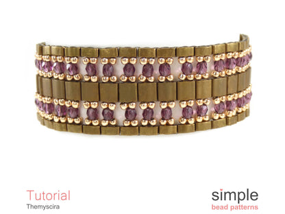 Themyscira Bracelet Beading Pattern