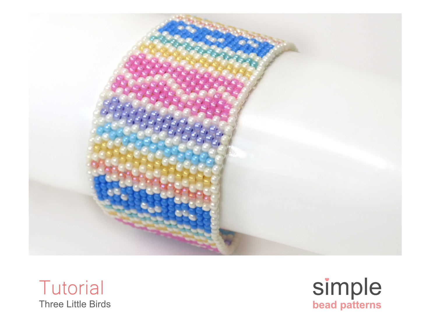 Three Little Birds Bracelet Beading Pattern