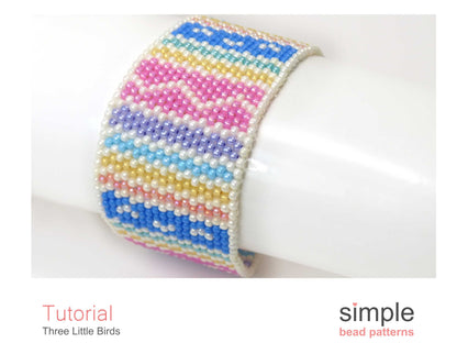 Three Little Birds Bracelet Beading Pattern