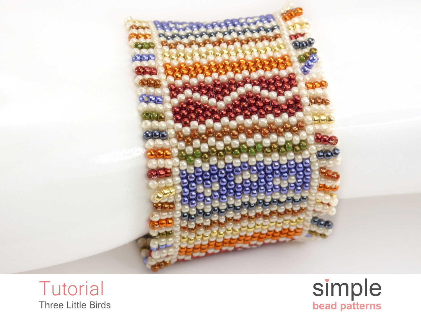 Three Little Birds Bracelet Beading Pattern