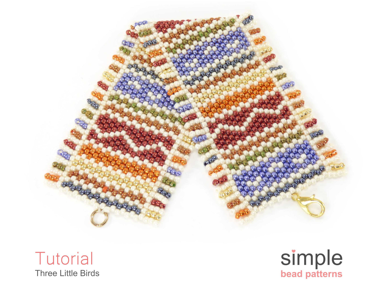 Three Little Birds Bracelet Beading Pattern