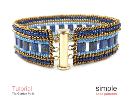 Tila Garden Path Bracelet Beading Pattern