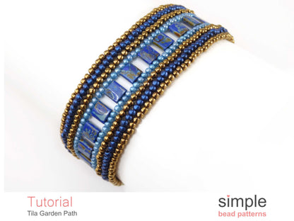 Tila Garden Path Bracelet Beading Pattern