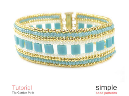 Tila Garden Path Bracelet Beading Pattern